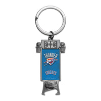 Oklahoma City Thunder Sculpted Bottle Opener Keychain