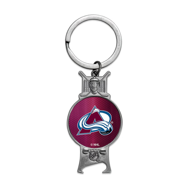 Colorado Avalanche Sculpted Bottle Opener Keychain