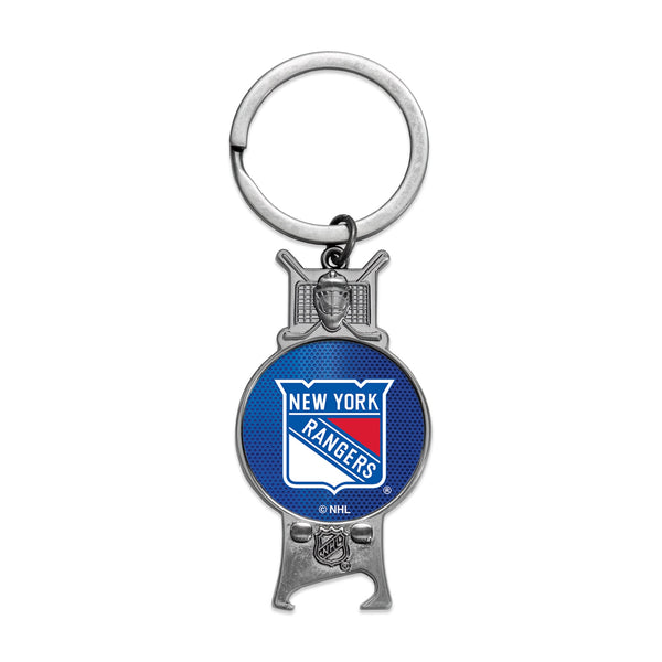 New York Rangers Sculpted Bottle Opener Keychain