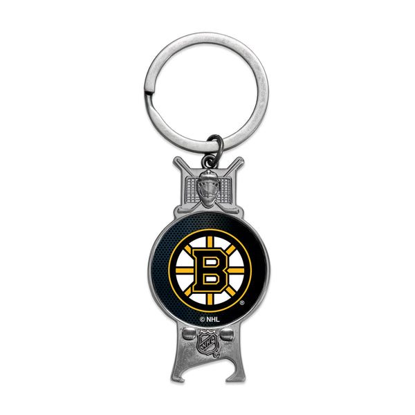 Boston Bruins Sculpted Bottle Opener Keychain