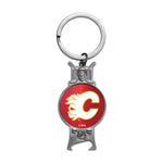 Calgary Flames Sculpted Bottle Opener Keychain