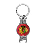 Chicago Blackhawks Sculpted Bottle Opener Keychain