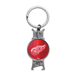 Detroit Red Wings Sculpted Bottle Opener Keychain