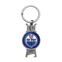 Edmonton Oilers Sculpted Bottle Opener Keychain