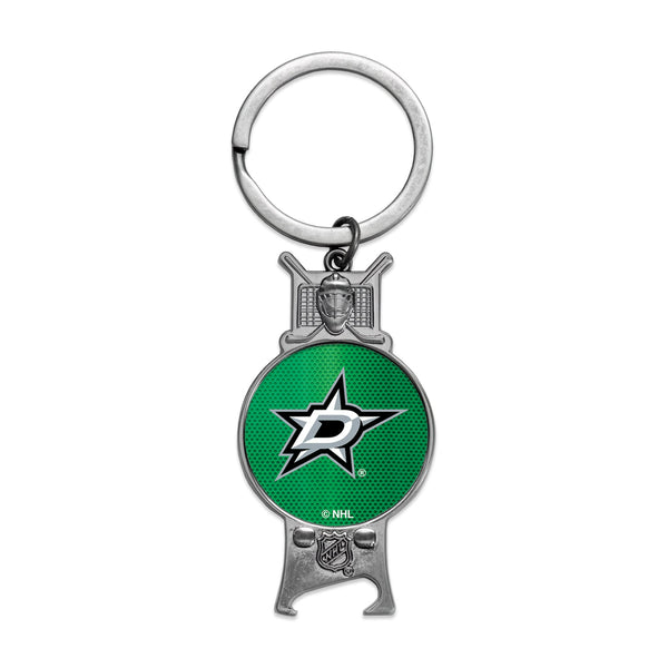 Dallas Stars Sculpted Bottle Opener Keychain