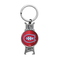 Montreal Canadiens Sculpted Bottle Opener Keychain