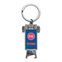 Detroit Pistons Sculpted Bottle Opener Keychain