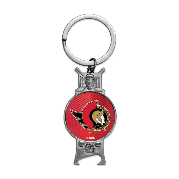 Ottawa Senators Sculpted Bottle Opener Keychain