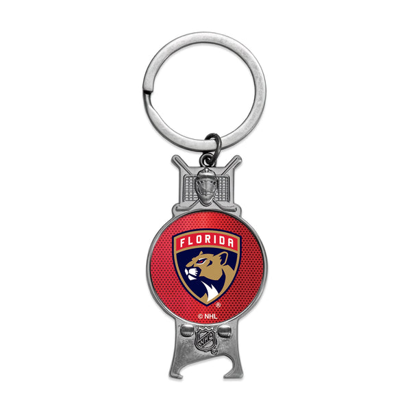 Florida Panthers Sculpted Bottle Opener Keychain