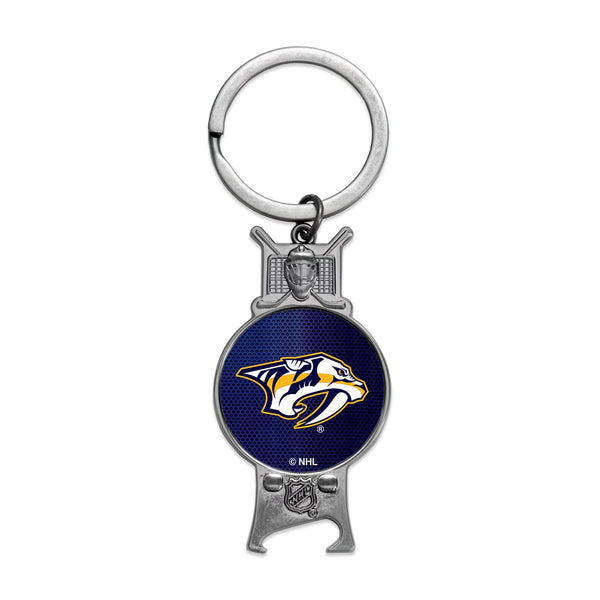 Nashville Predators Sculpted Bottle Opener Keychain