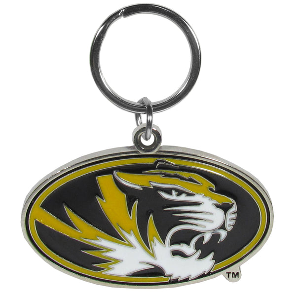 Missouri Tigers Enameled Key Chain