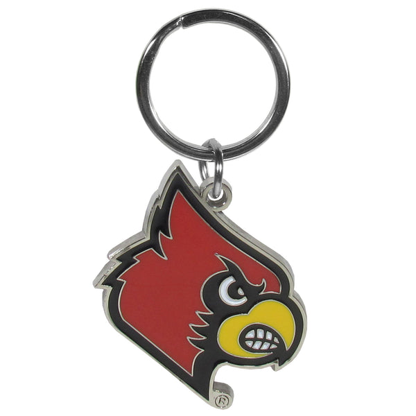 Louisville Cardinals Enameled Key Chain