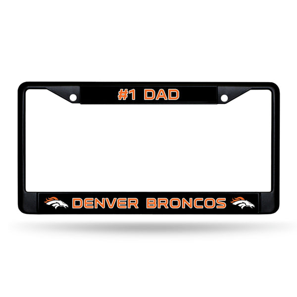 Wholesale # 1 Dad Broncos Black Chrome Frame