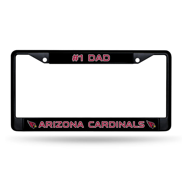 Wholesale # 1 Dad Cardinals - Az Black Chrome Frame