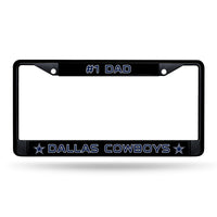 Wholesale # 1 Dad Cowboys Black Chrome Frame