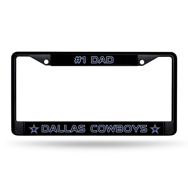Wholesale # 1 Dad Cowboys Black Chrome Frame