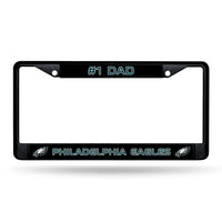 Wholesale # 1 Dad Eagles Black Chrome Frame