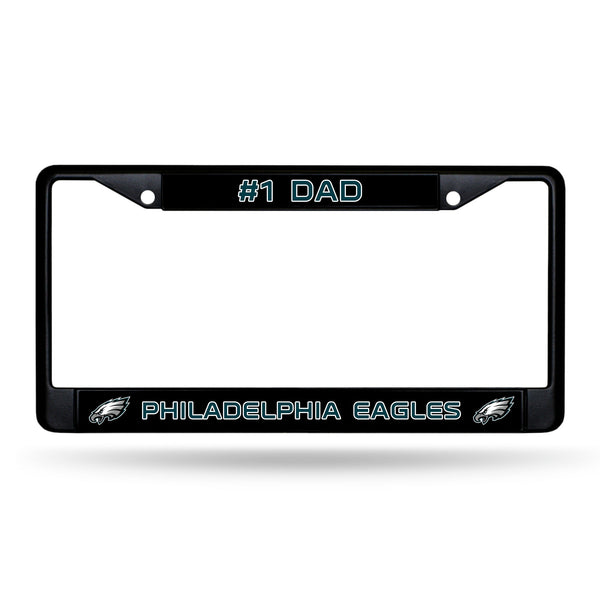 Wholesale # 1 Dad Eagles Black Chrome Frame