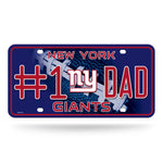Wholesale # 1 Dad Giants-NY Metal Tag