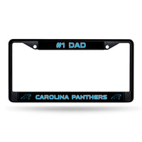 Wholesale # 1 Dad Panthers-Car Black Chrome Frame