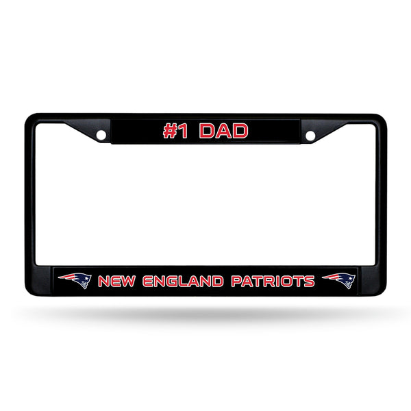 Wholesale # 1 Dad Patriots Black Chrome Frame