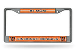 Wholesale # 1 Mom Bengals Glitter Chrome Frame