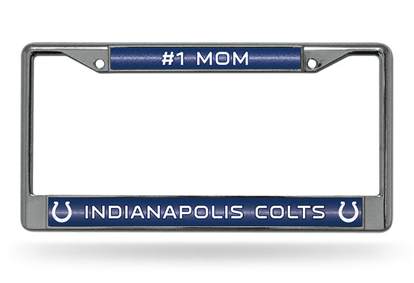 Wholesale # 1 Mom Colts Glitter Chrome Frame