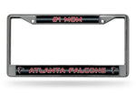 Wholesale # 1 Mom Falcons Glitter Chrome Frame