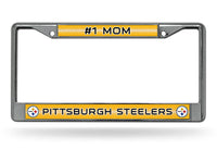 Wholesale # 1 Mom Steelers Glitter Chrome Frame