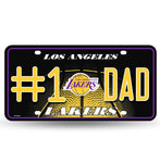 Wholesale #1 Dad Lakers Metal Tag