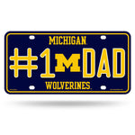 Wholesale #1 Dad Michigan Metal Tag