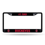 Wholesale #1 Dad Ohio State Black Chrome Frame
