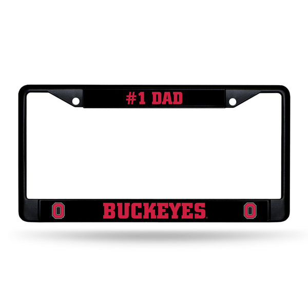 Wholesale #1 Dad Ohio State Black Chrome Frame