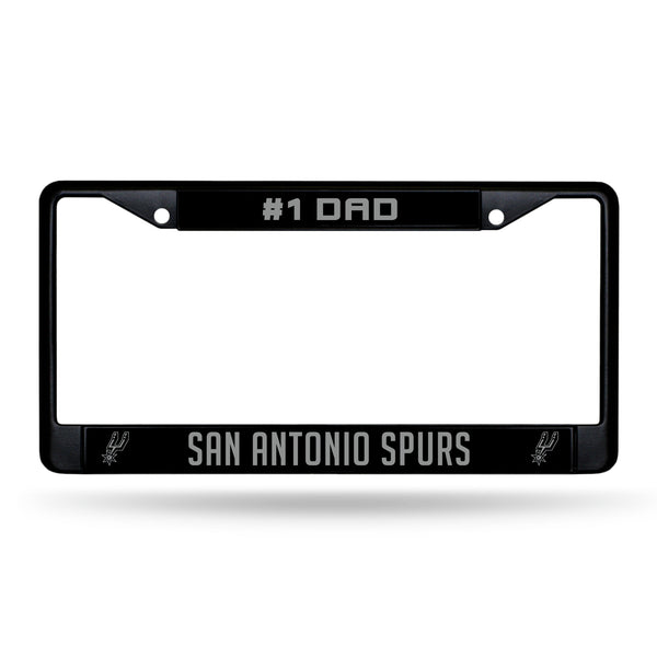 Wholesale #1 Dad Spurs Black Chrome Frame