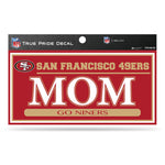 Wholesale 49ers 3" X 6" True Pride Decal - Mom