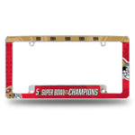 Wholesale 49Ers 5 Time Super Bowl Champs All Over Chrome Frame