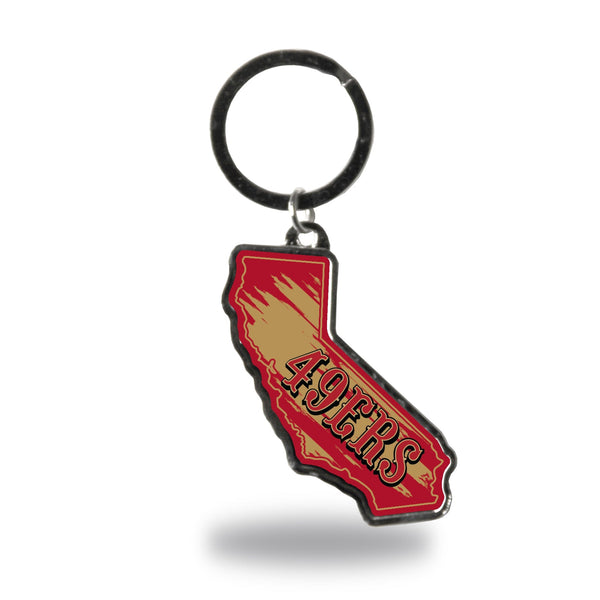 Wholesale 49Ers - California State Shaped Keychain