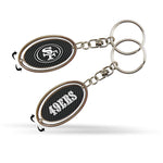 Wholesale 49Ers - Carbon Fiber Design - Spinner Keychain