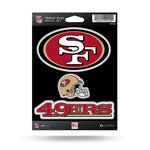 Wholesale 49ers Triple Play Sticker