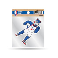 Wholesale 76ers Clear Backer Decal W/ Mascot Logo (4"X4")