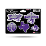 Wholesale Abilene Christian 5 Piece Decal Sheet