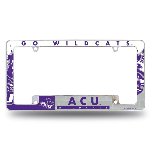 Wholesale Abilene Christian All Over Chrome Frame (Bottom Oriented)