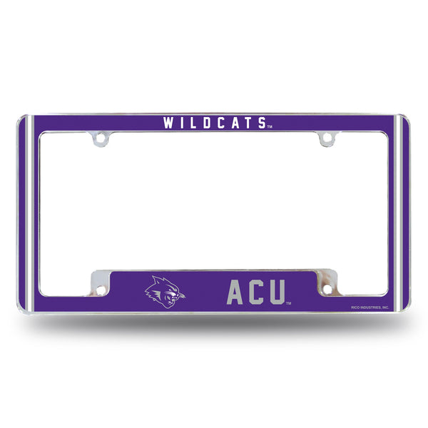 Wholesale Abilene Christian Alternate Design All Over Chrome Frame - Bottom Oriented