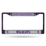 Wholesale Abilene Christian Colored Chrome Frame W/ Printed Inserts - Purple