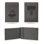 Wholesale Adams State University Laser Engraved Gray Front Pocket Wallet