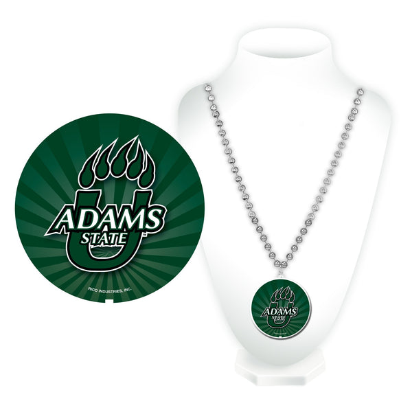 Wholesale Adams State University Sport Beads With Medallion (Printed)
