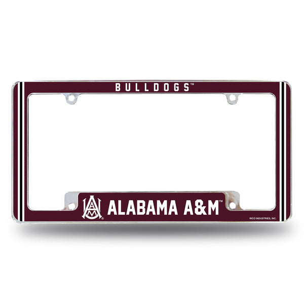 Wholesale Alabama A&M Alternate Design All Over Chrome Frame - Bottom Oriented