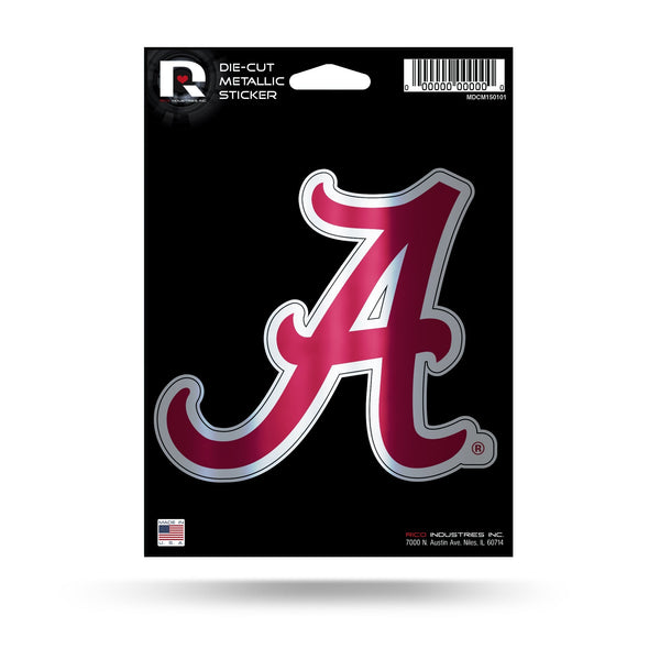 Wholesale Alabama Die Cut Metallic Sticker