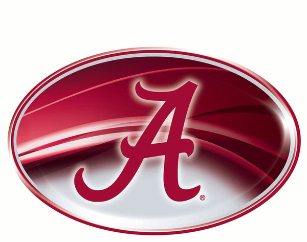 Wholesale Alabama Metallic Oval Sticker