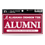 Wholesale Alabama University 3" X 6" True Pride Decal - Alumni